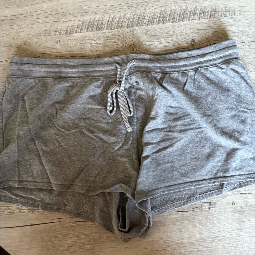 Woman’s Plus Size Gray Pajama Sleep Shorts 2X New